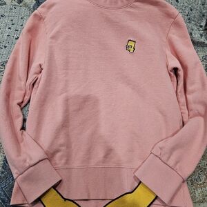 Pink SIMPSONS CREW NECK